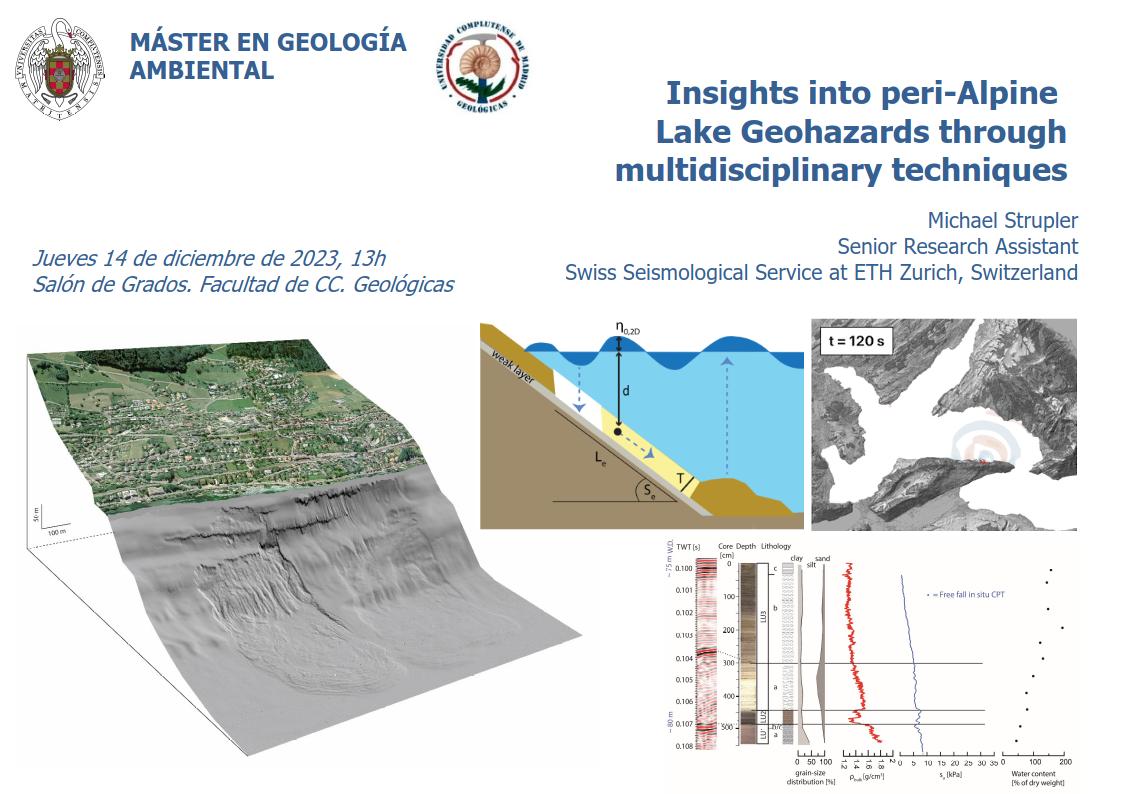 Conferencia "Insights into peri-Alpine  Lake Geohazards through multidisciplinary techniques"